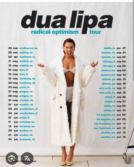 Dua Lipa Tickets 10/5