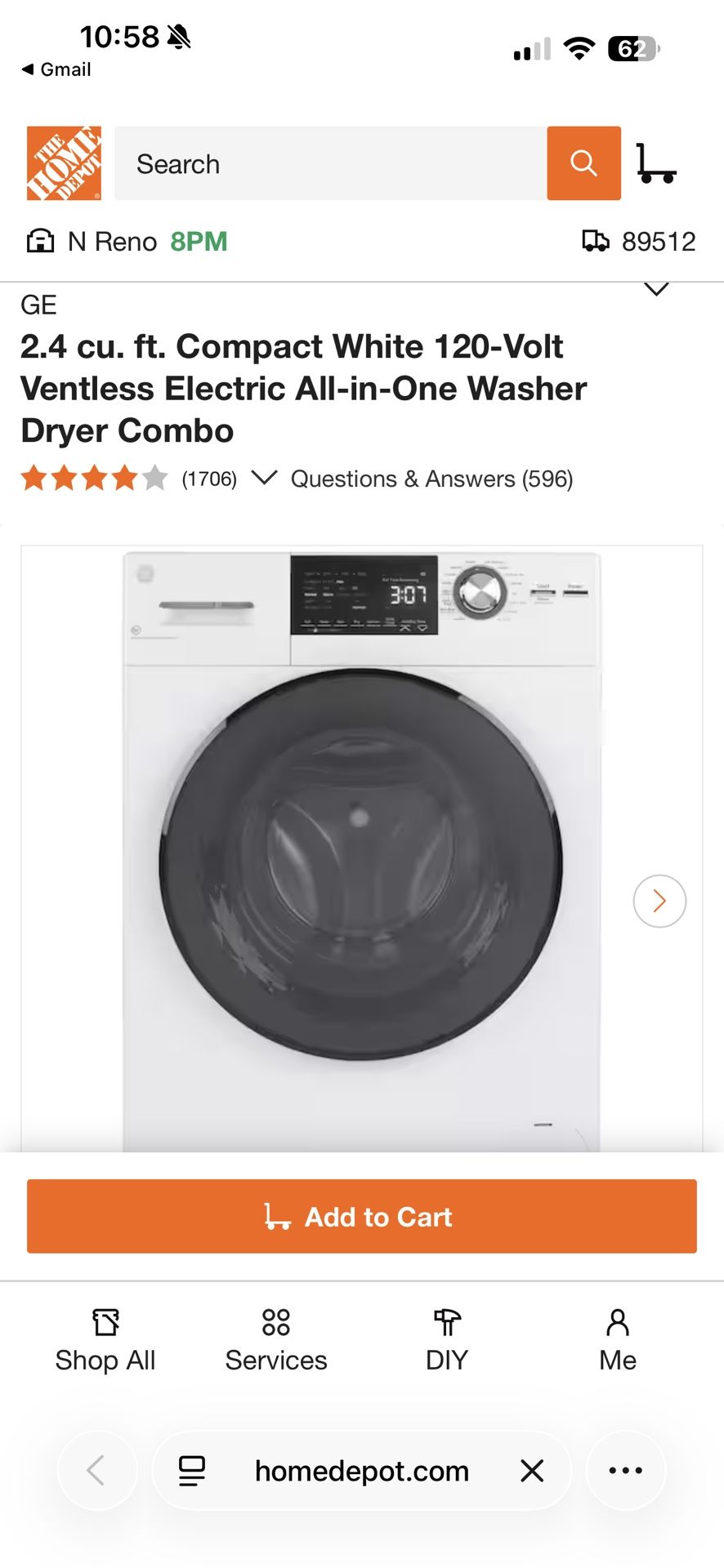 Washer Dryer Combo
