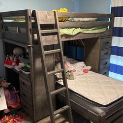 Bunk Bed With Desk
