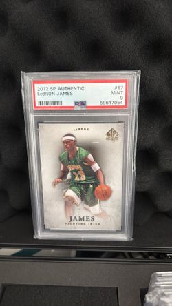 2012 SP AUTHENTICLeBRON JAMES 17 MINT PSA 9