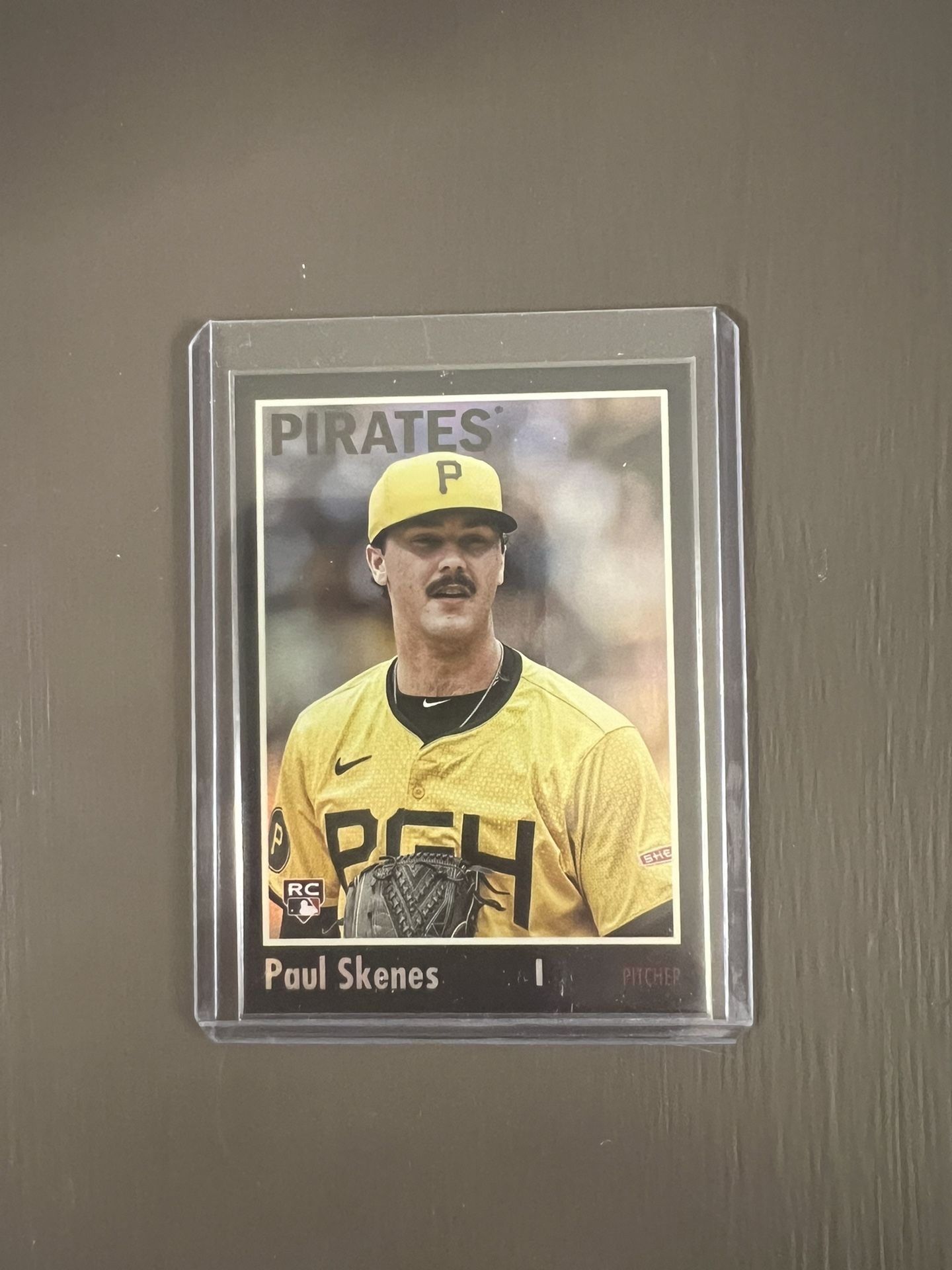 Paul Skenes 2024 Topps Archives Black Parallel Rookie Card