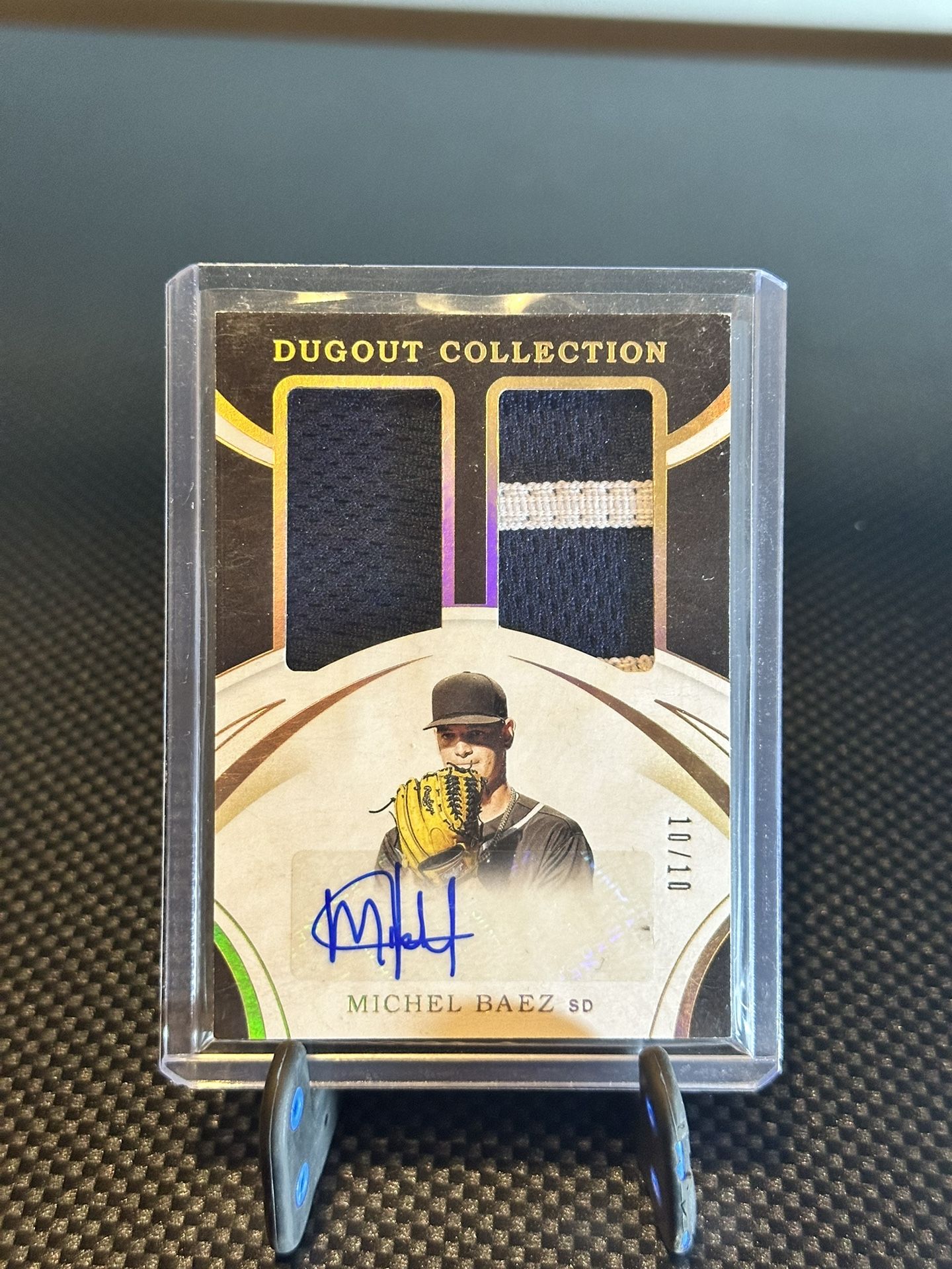 michael baez 10/10 Dugout collection 2020 #Dug-MB RARE TO FIND !