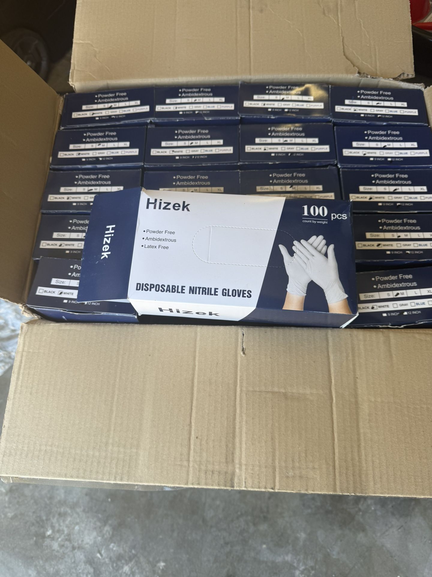 Disposable Nitrile Gloves 100/pk Size S-M $100 Take All 6 Boxes
