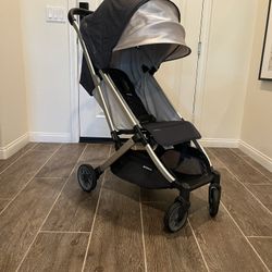 Uppa Baby Minu - MINU Stroller - Jordan (Charcoal Melange/Silver/Black Leather)