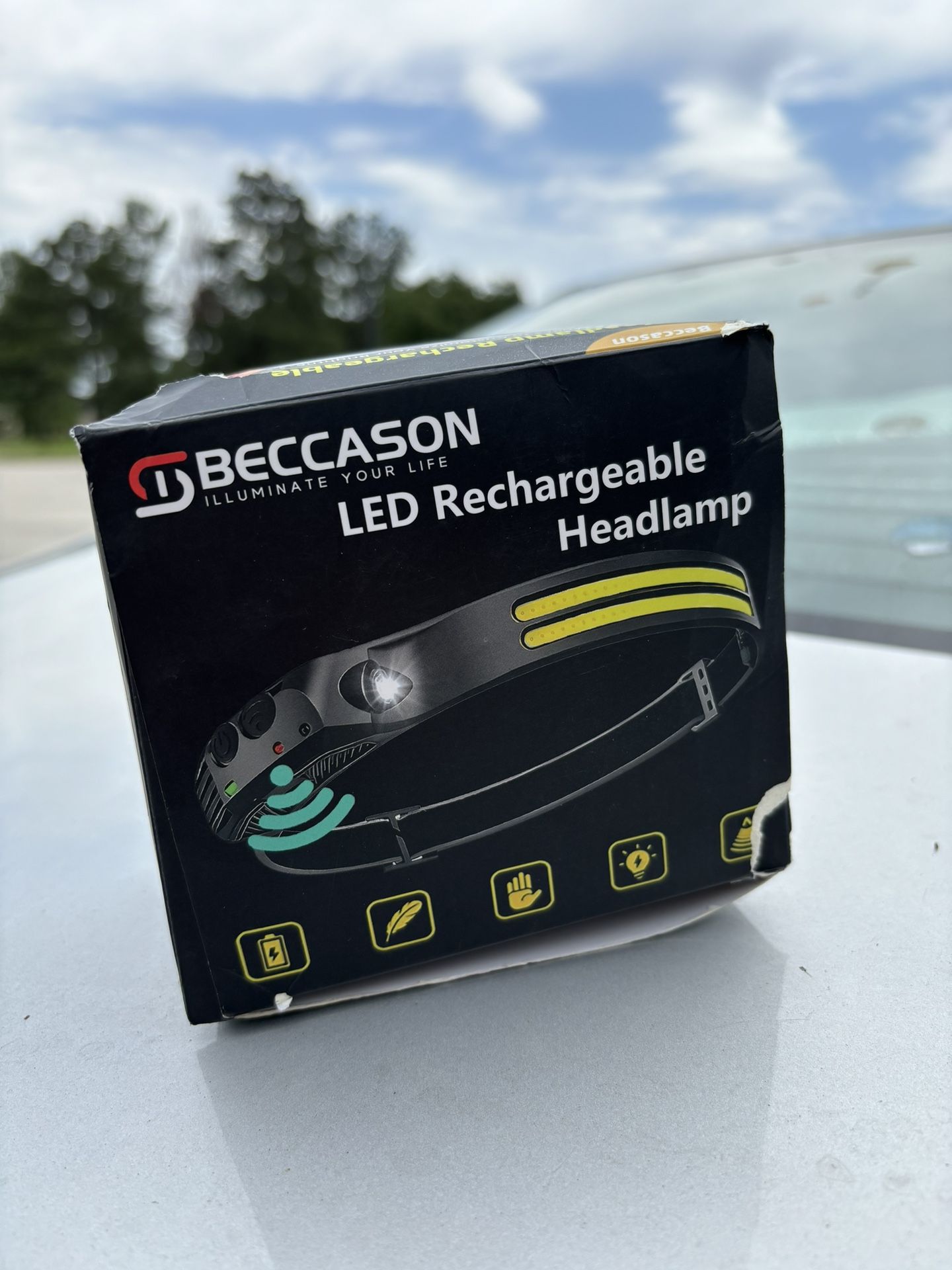 LED RECHARGEABLE HEADLAMP