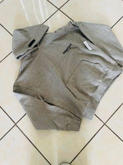 Essentials hoodie dark oat