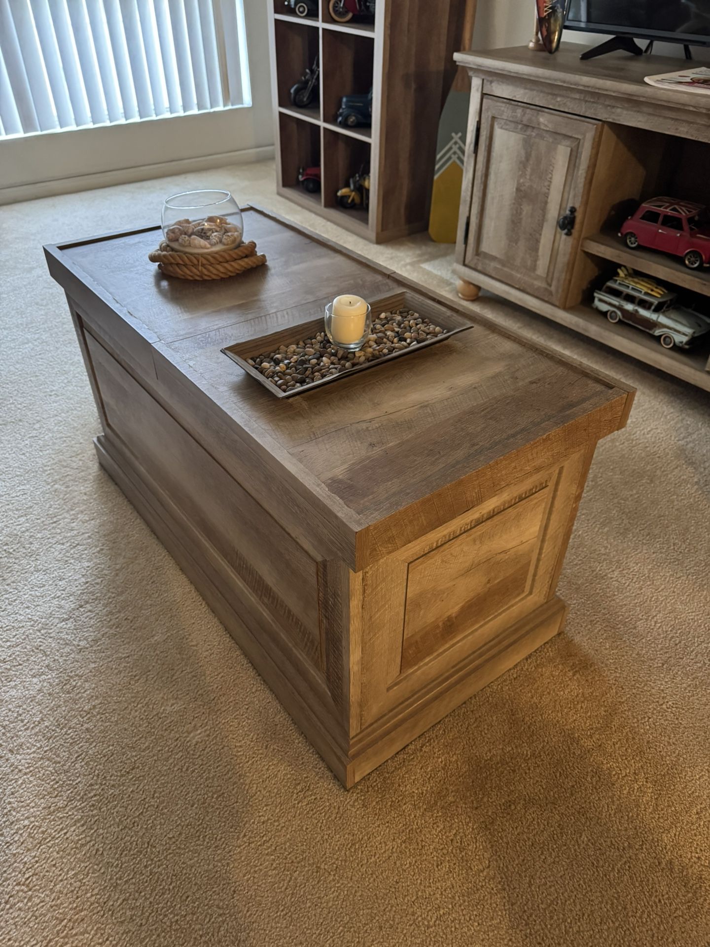 Better Homes And Gardens Crossmill Coffee Table Lintel Oak Finish