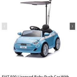Baby Push Car With Canopy