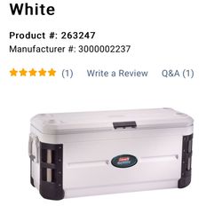 Coleman Optimaxx Marine 200 Qt Cooler