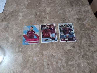 Topps Colorado Rapids MLS Trading Cards Lot of 3