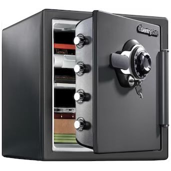 Sentri Safe 1.2 Cu Ft Fireproof Waterproof With Combination Lock