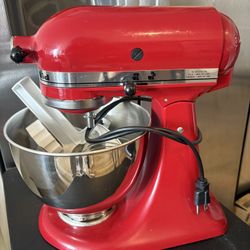KITCHEN AID STAND AND PROCESSOR