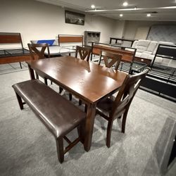 6 PC DINING TABLE 