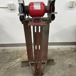 8" Bench grinder with stand 