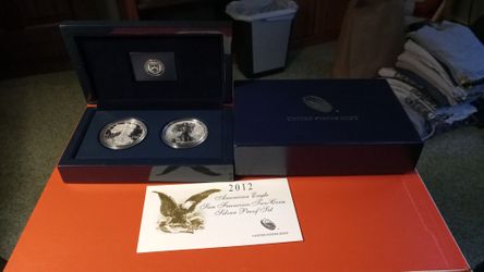 2012-S American Eagle Proof Set Reverse Proof & Ultra Cameo Proof  Both San Francisco Mint 
