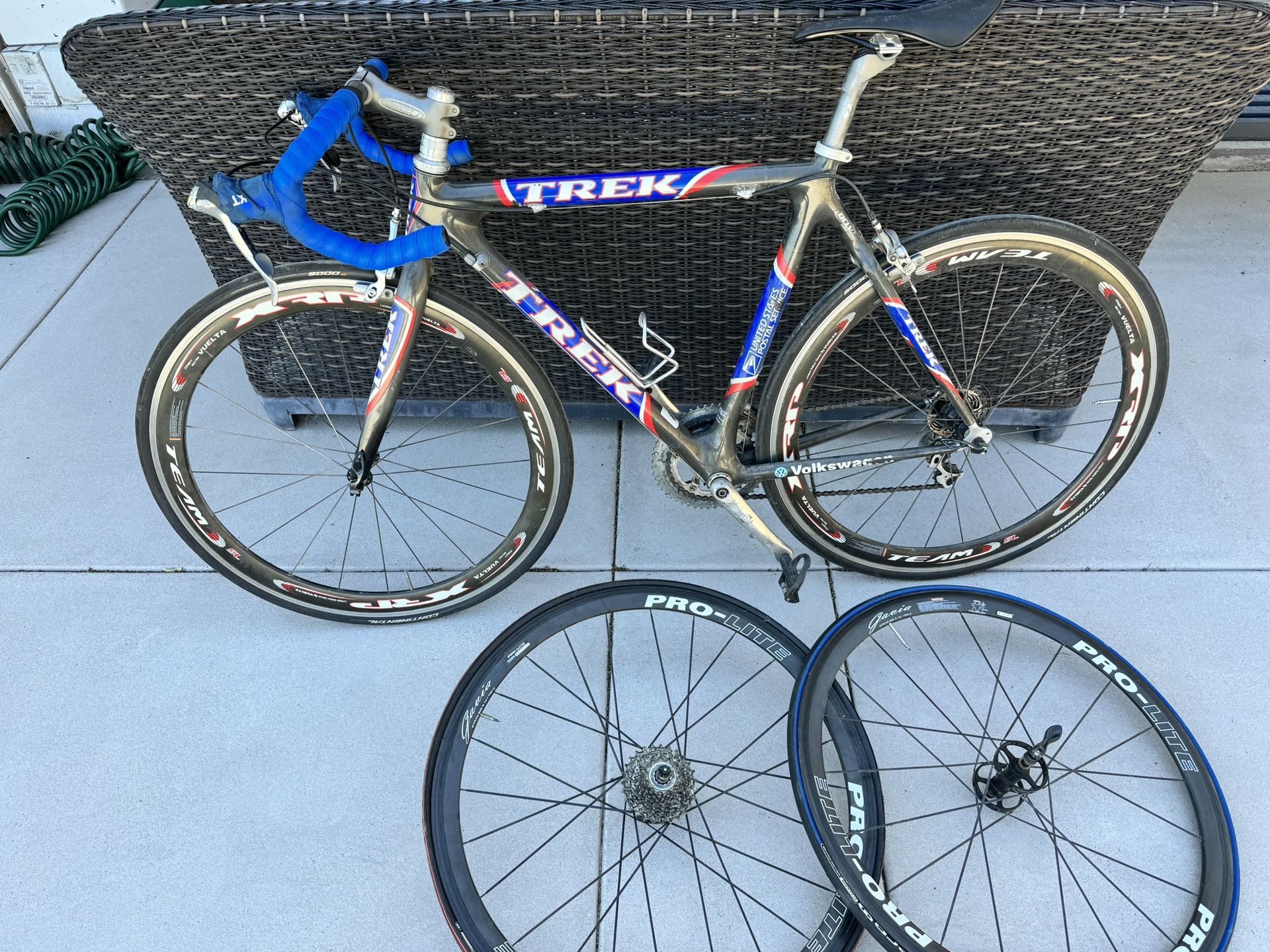 2001 Trek 5700 54cm Ultegra Road Bike 9spd