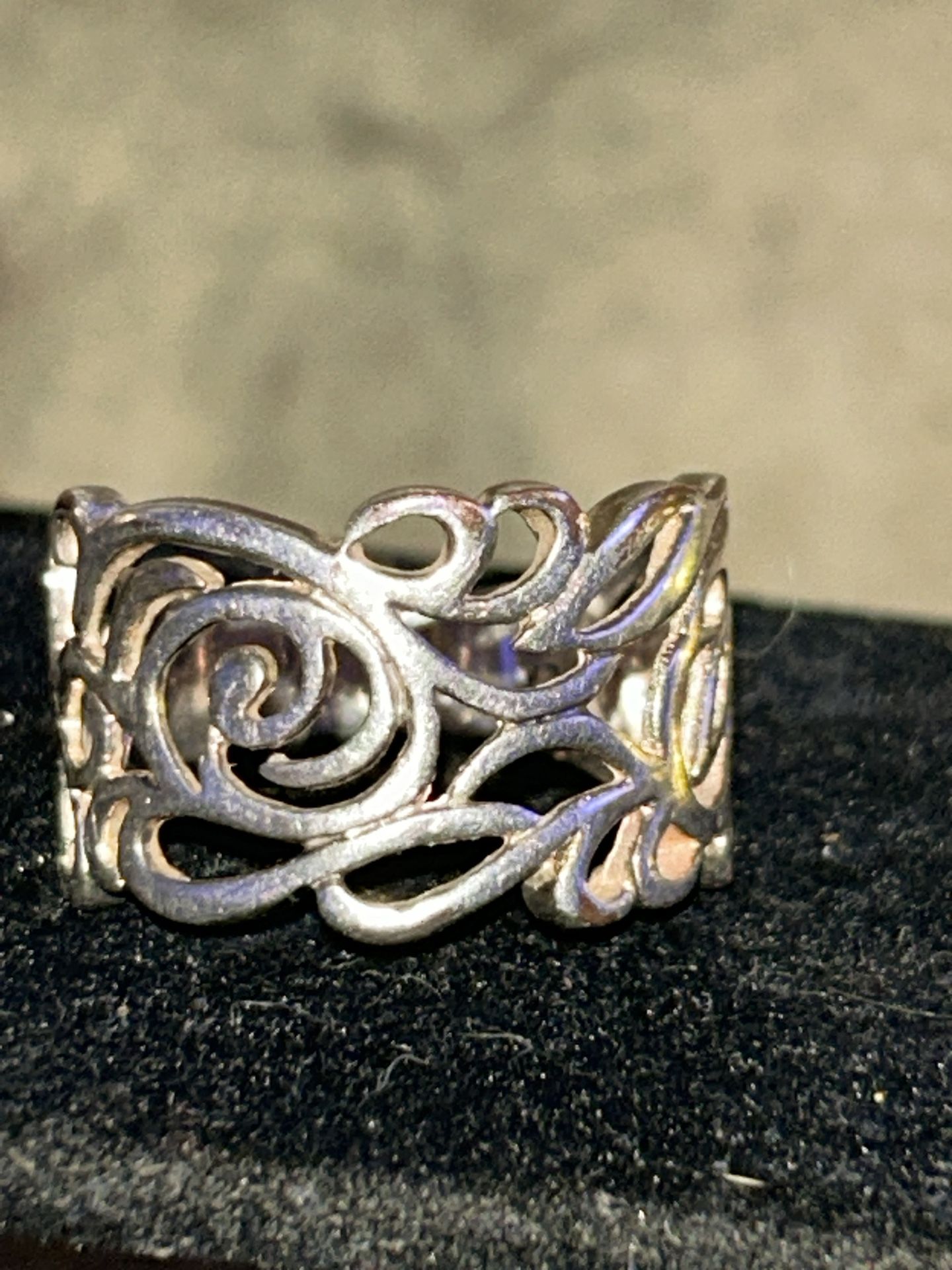 Vintage Swirl Ring 