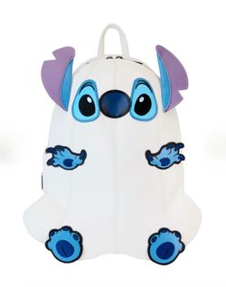 Loungefly Disney Stitch Ghost Glow-In-The-Dark Mini Backpack