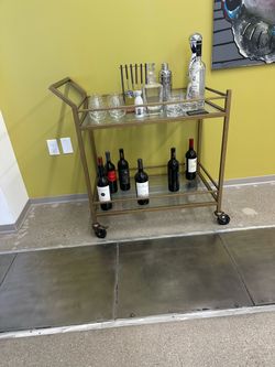 Gold Bar Cart
