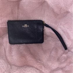 Black Coach Small Wallet/Purse