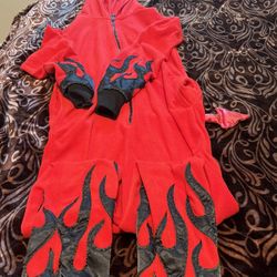 Halloween  Costume  Onesie Red Color  Size  Girls  Xs