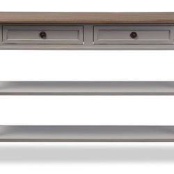 Baxton Studio "Edouard" French Provincial 1-Drawer Console Table.
