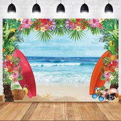 Hawwaiian banner for party’s  measurements in photo Like new only use one time  must pick up