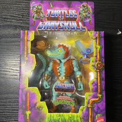 Masters of The Universe x Teenage Mutant Ninja Turtles- Leatherhead Deluxe Figure