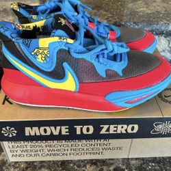 Nike Kyrie 8 GO SE GS 'Black Blue Tour Yellow' New Shoes