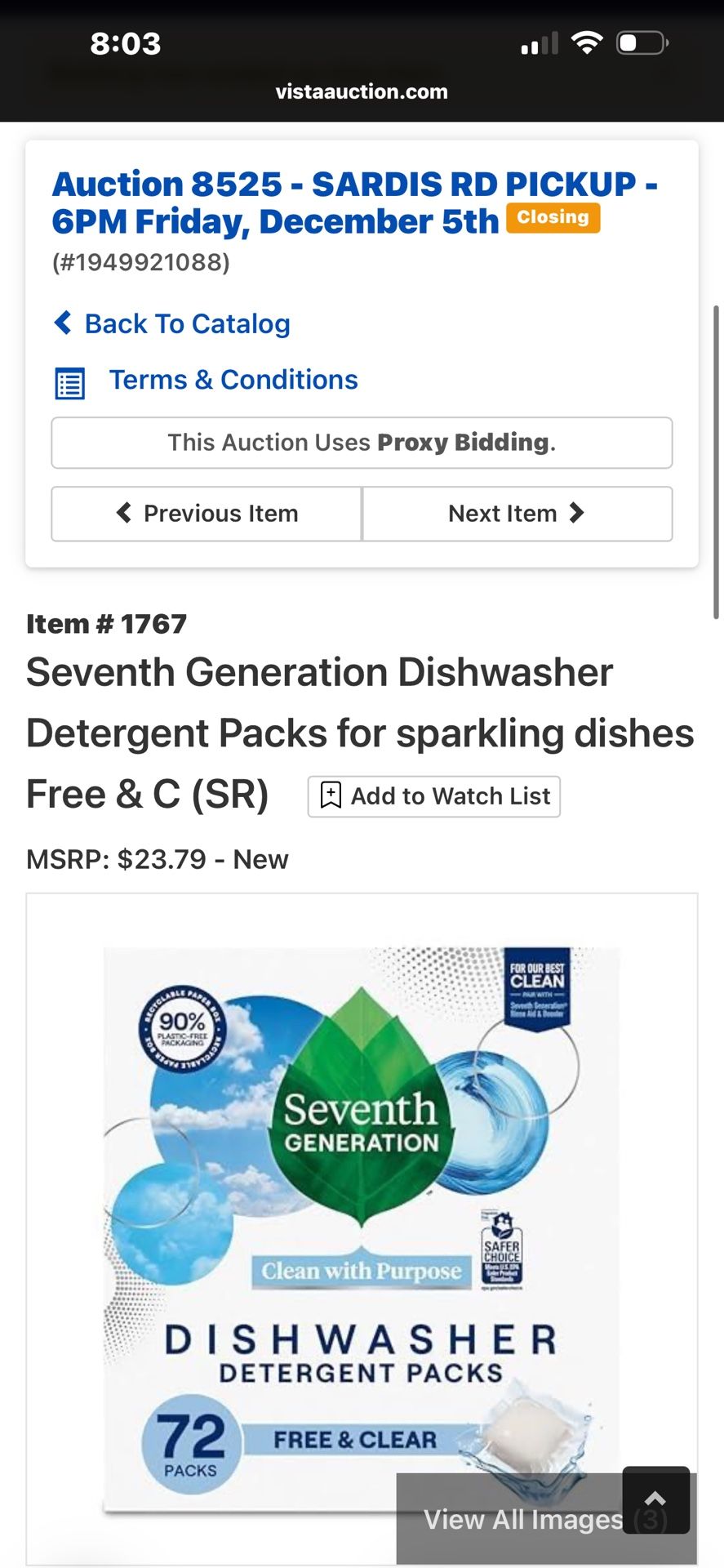 Dishwasher Detergent