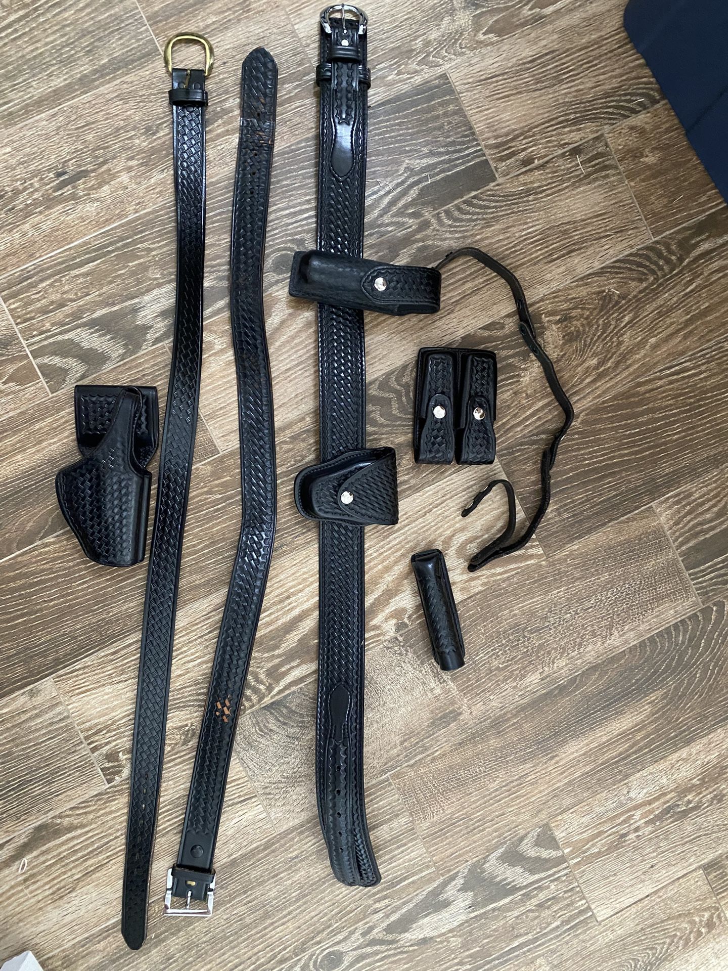 Size 36 Basket weave Leather Belt