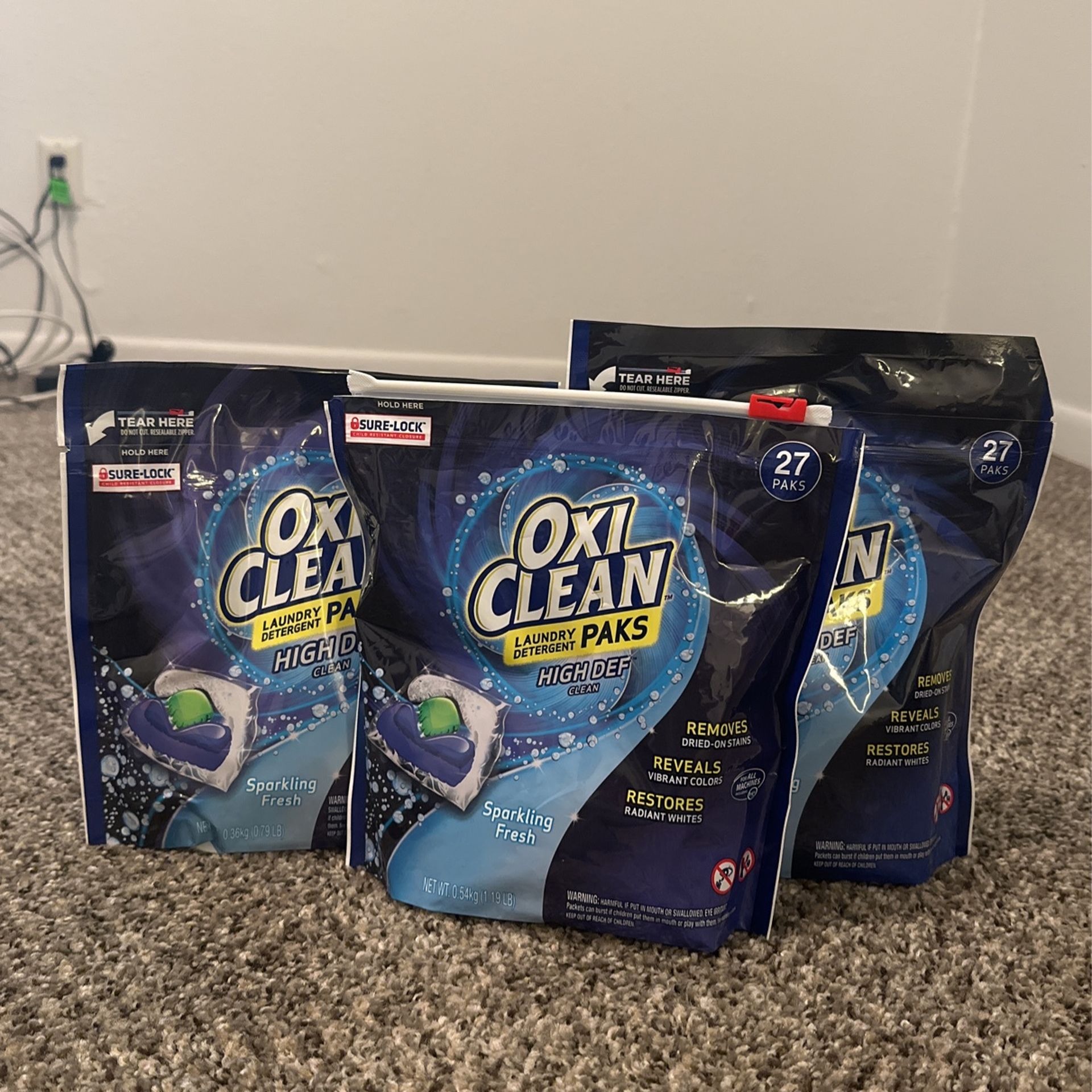 Oxi Clean Laundry Packs