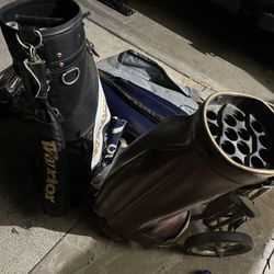 Assorted Vintage Golf Equipment