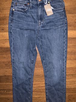 Madewell High-Rise Slim Crop Boy Jeans Women’s 25 Brand New