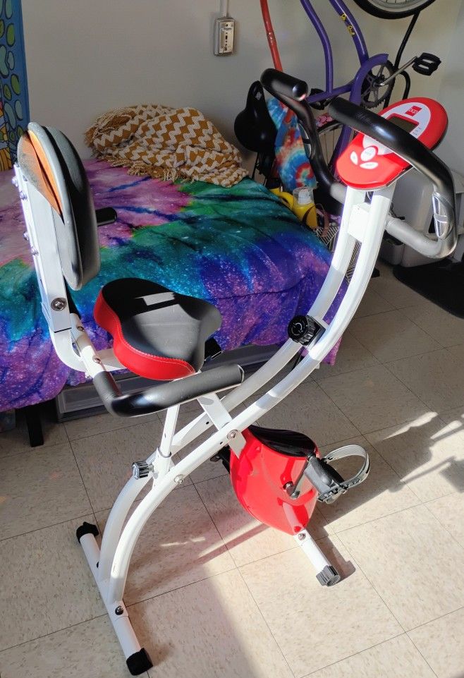 Foldable Stationary Exercise Bike