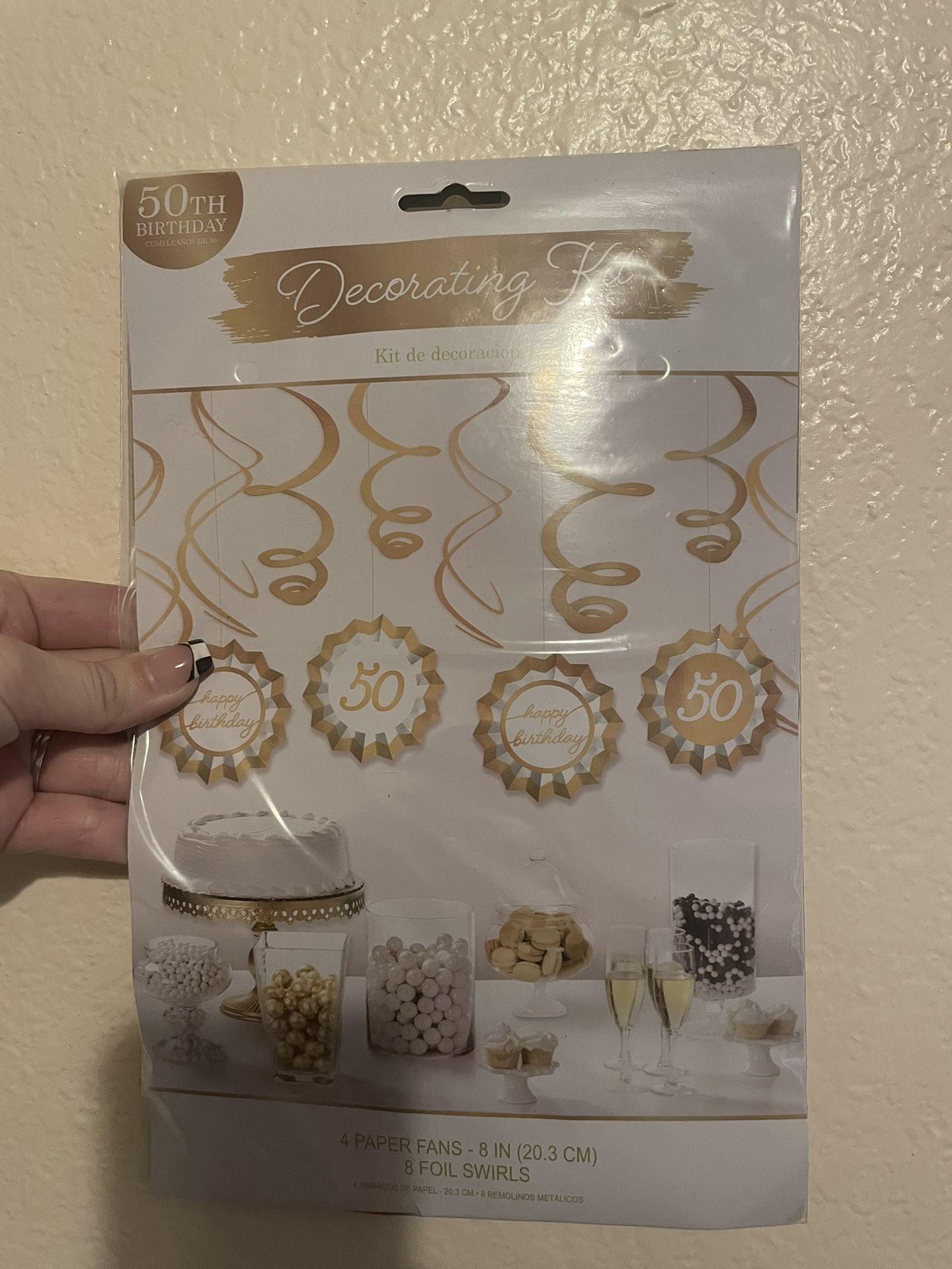 50th birthday celebration party kit