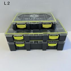 BUZBE Colony Tackle Box Lot 3pcs 15 28 28D Fishing Storage Dividers Case