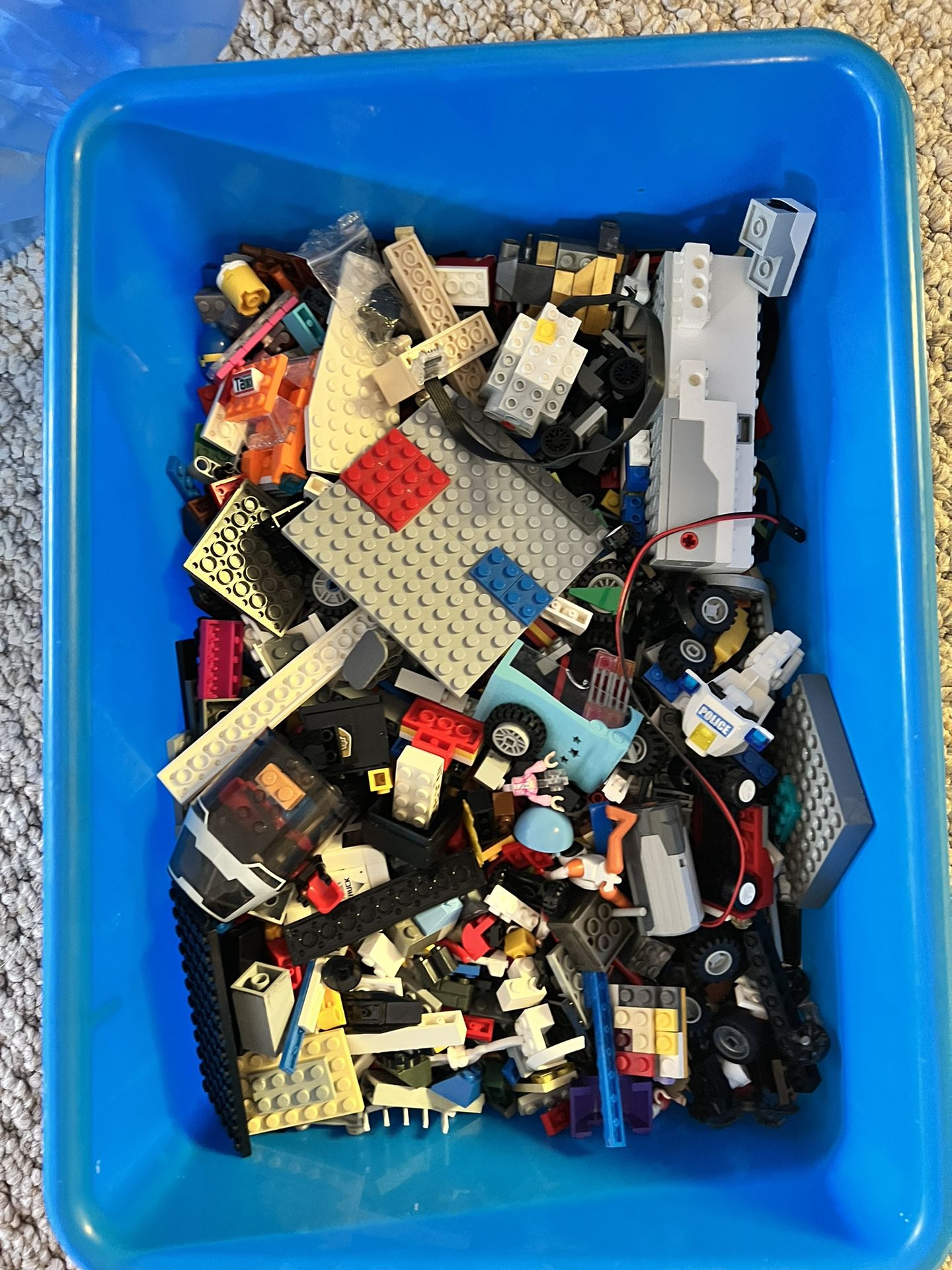 Four pounds of Lego parts