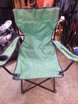 Green outdoor chair
