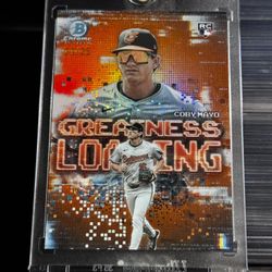 /25 coby mayo bowman greatness loading orange 2025