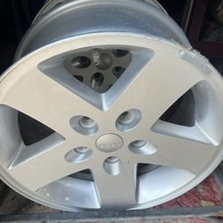 All 4 Jeep Wheel practically brand new