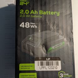 Greenworks 24V   2Ah battery lithium ion rechargeable