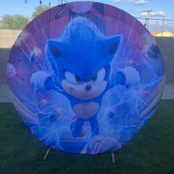 Sonic Backdrop  (cylinder) 