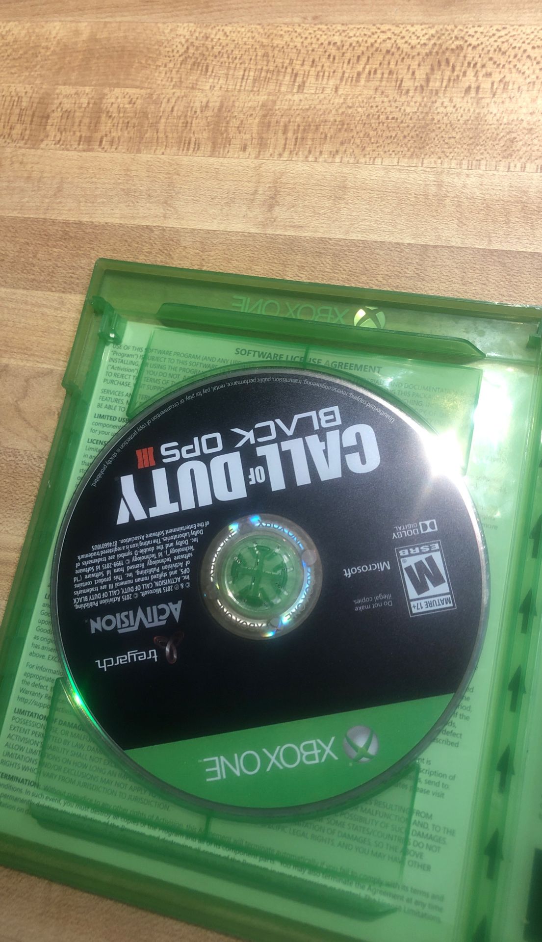 Call of duty black ops 3 for Xbox 1