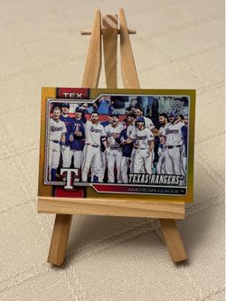 Texas Rangers /50 Topps Team Card