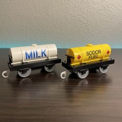 Thomas & Friends Trains Cargo Trackmaster Tanker Milk Fuel Sodor Fuel Qty 2