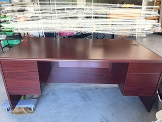 HON Desk And Cabinet