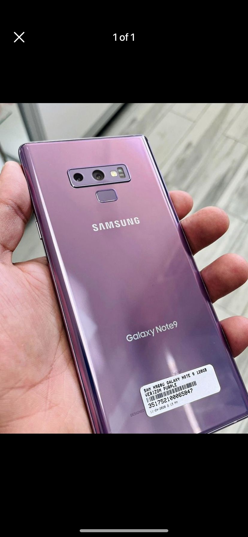 Galaxy Note 9 Unlocked With Warranty