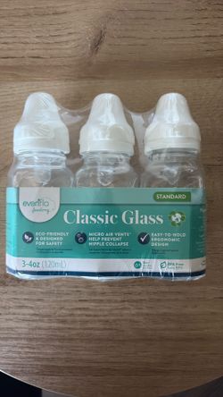Evenflo baby glass bottles