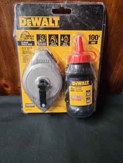 DeWalt 100' Chalk Line Reel Kit